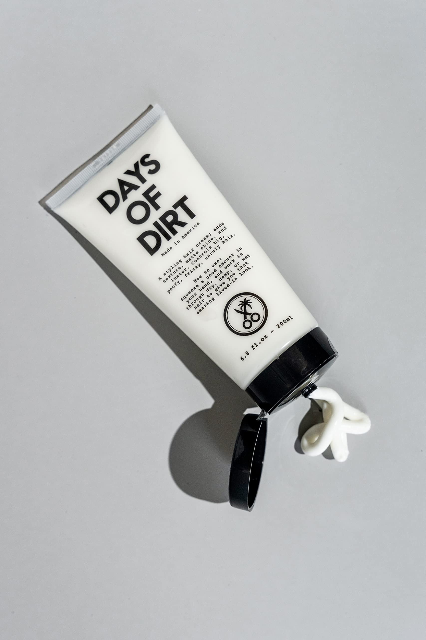 Sulfate free texturizing hair cream for a clean lived in look