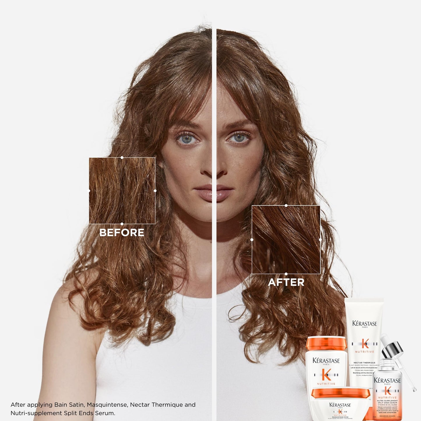 KÃ©rastase Nectar Thermique thermal protection cream back label ingredients list