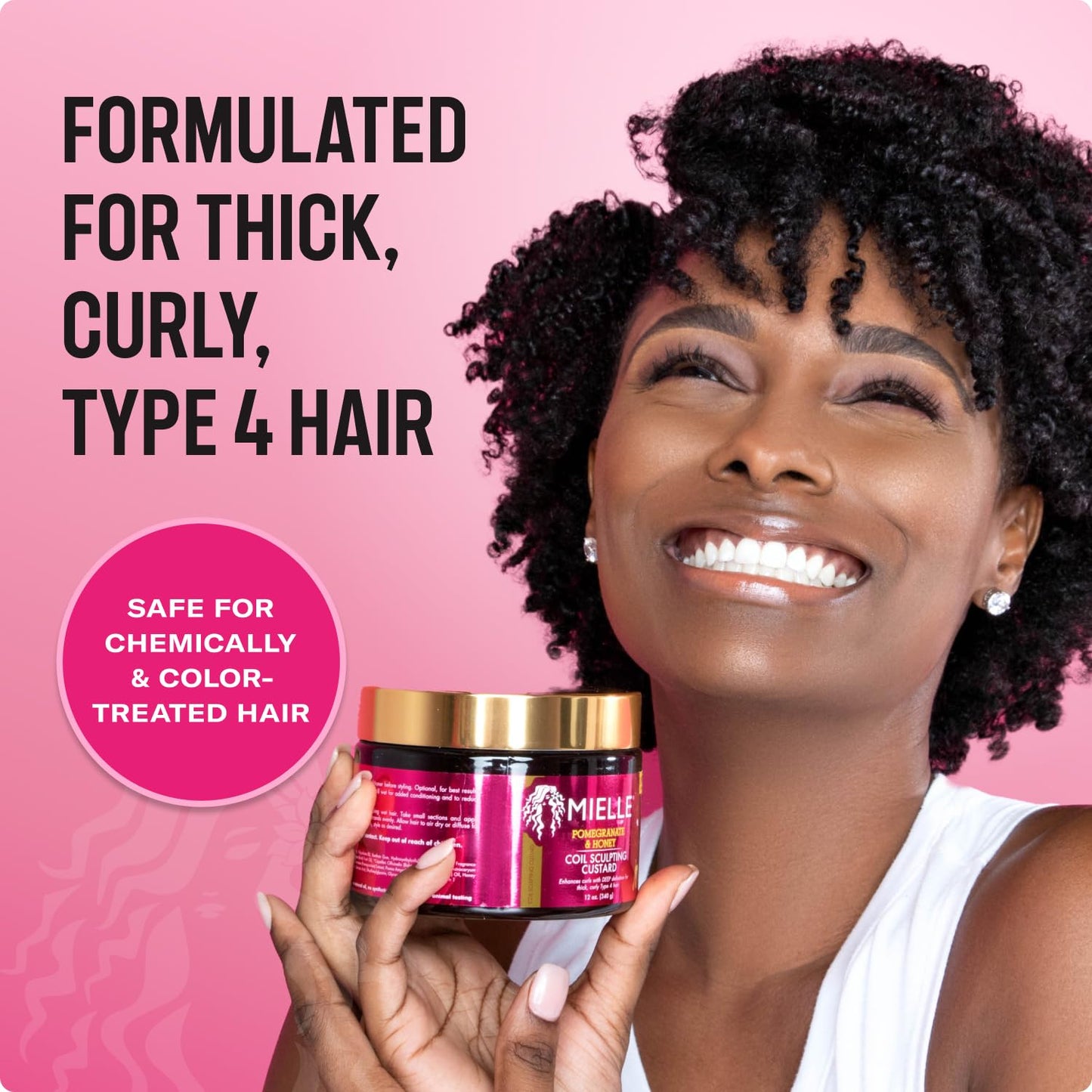 Imported Mielle Pomegranate and Honey curl defining styling cream for frizz control