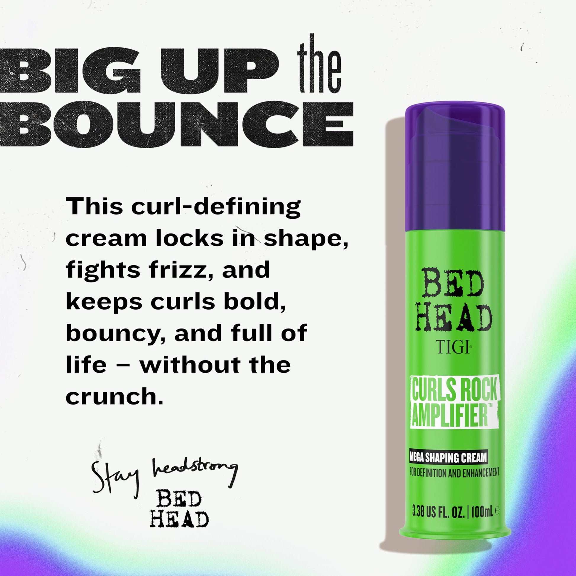 TIGI Bed Head professional curl amplifier texture closeup