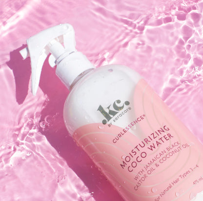 KeraCare moisturizing coco water leave in refresher spray for type three and four hair