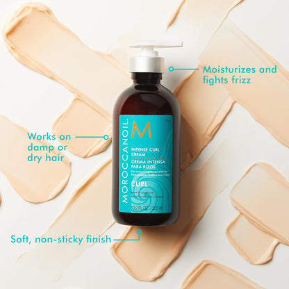 Authentic USA imported Moroccanoil leave in curl defining cream packaging details