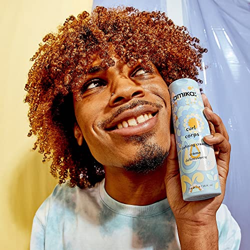 Amika vegan curl cream for natural hair bounce and hydration definition