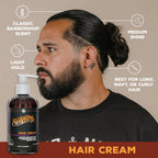 Suavecito premium barbershop quality hair styling cream pump top view