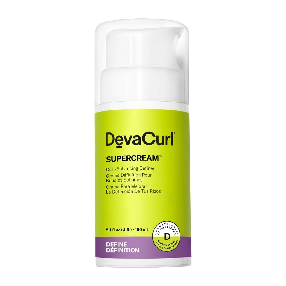 DevaCurl coconut infused curl cream packaging showing formula benefits for coarse hair