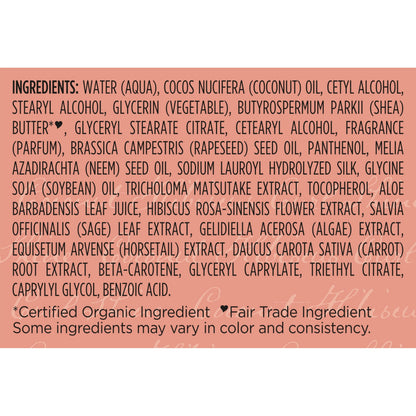 Cruelty free paraben free leave in moisturizer for natural hair bounce and shine
