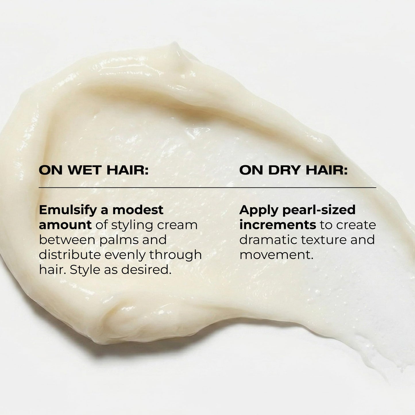 RUSK hair styling products showcasing the 10 Ounce professional salon size cream packaging