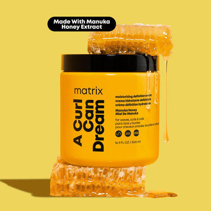 Matrix Manuka honey extract infused leave in conditioner bottle angle view