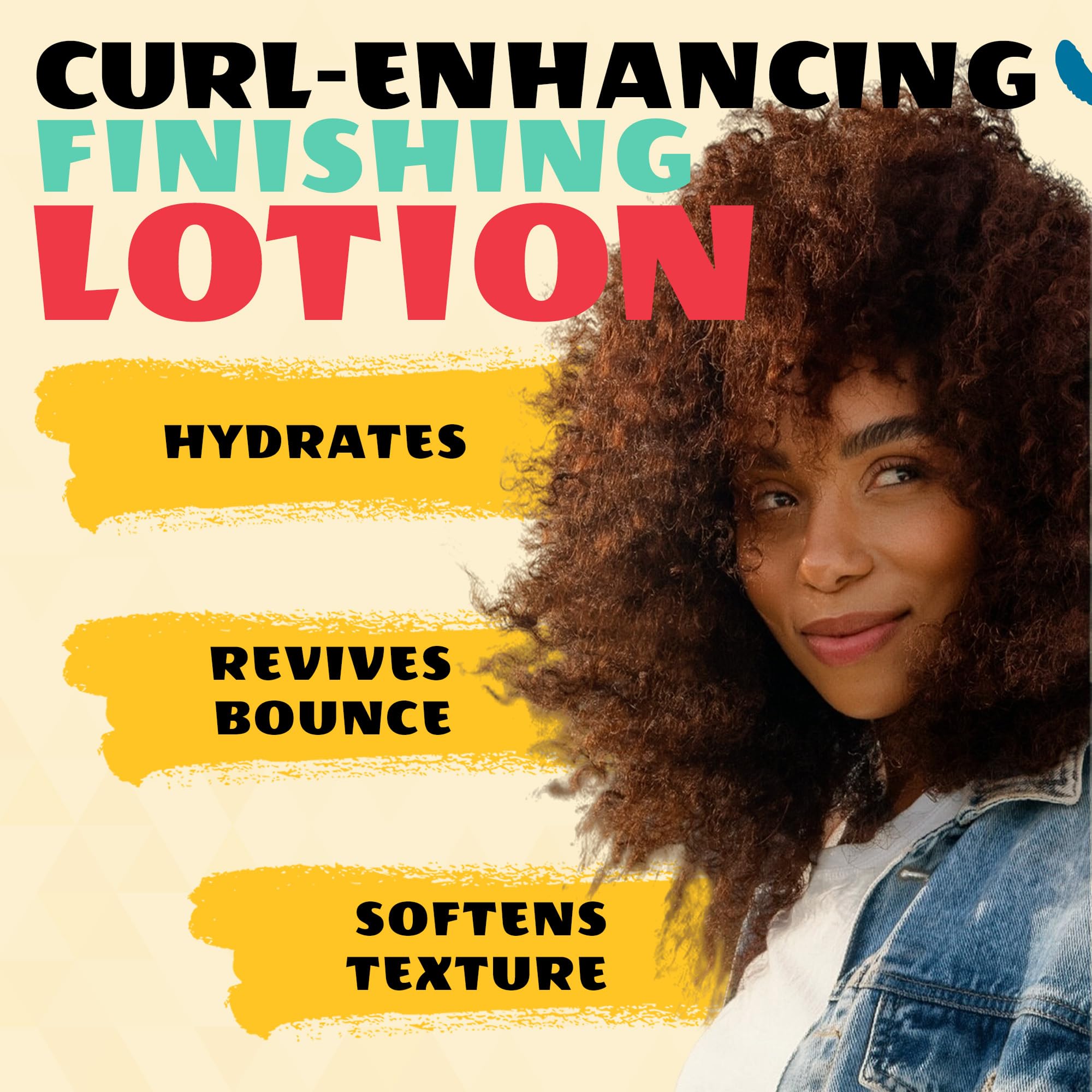 AllDay Locks Wave Moisturizing Finishing Hair Lotion back label with directions