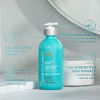 Moroccanoil Smoothing Cream 300ml packaging showing ingredients list