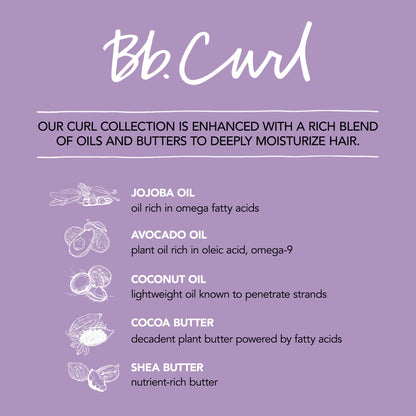 Moisturizing curl styling cream with jojoba and avocado oil