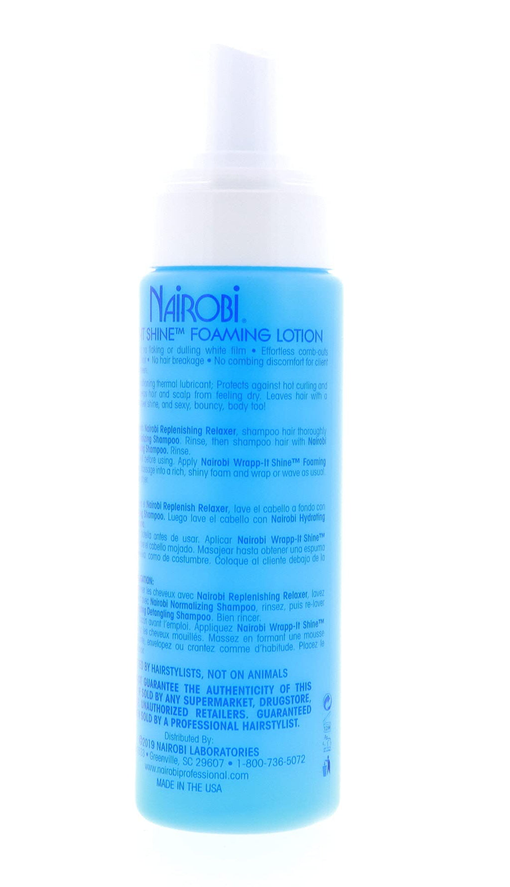 Nairobi authentic premium hair styling foam product presentation