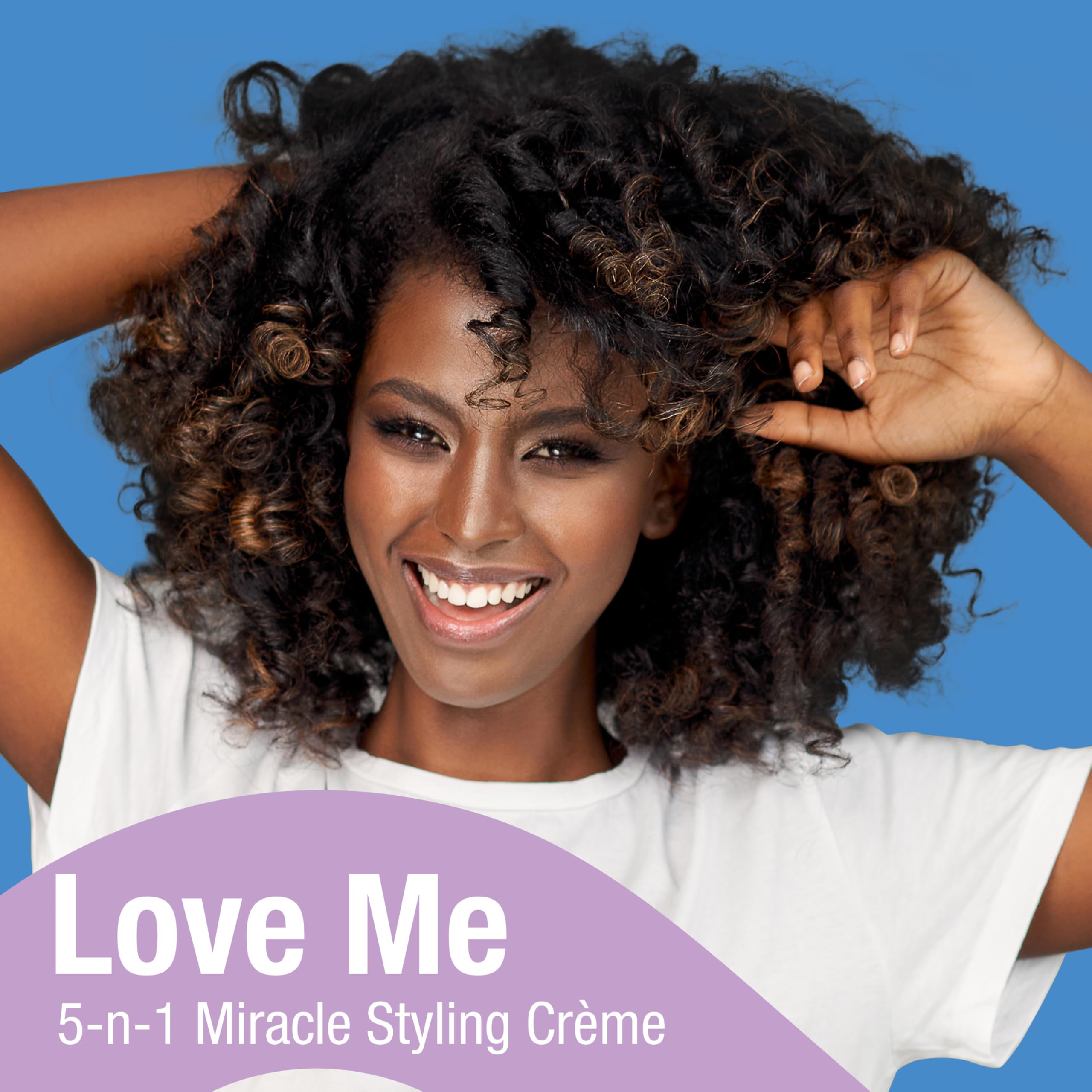 Lottabody leave in treatment with coconut and shea oils for curly hair styling