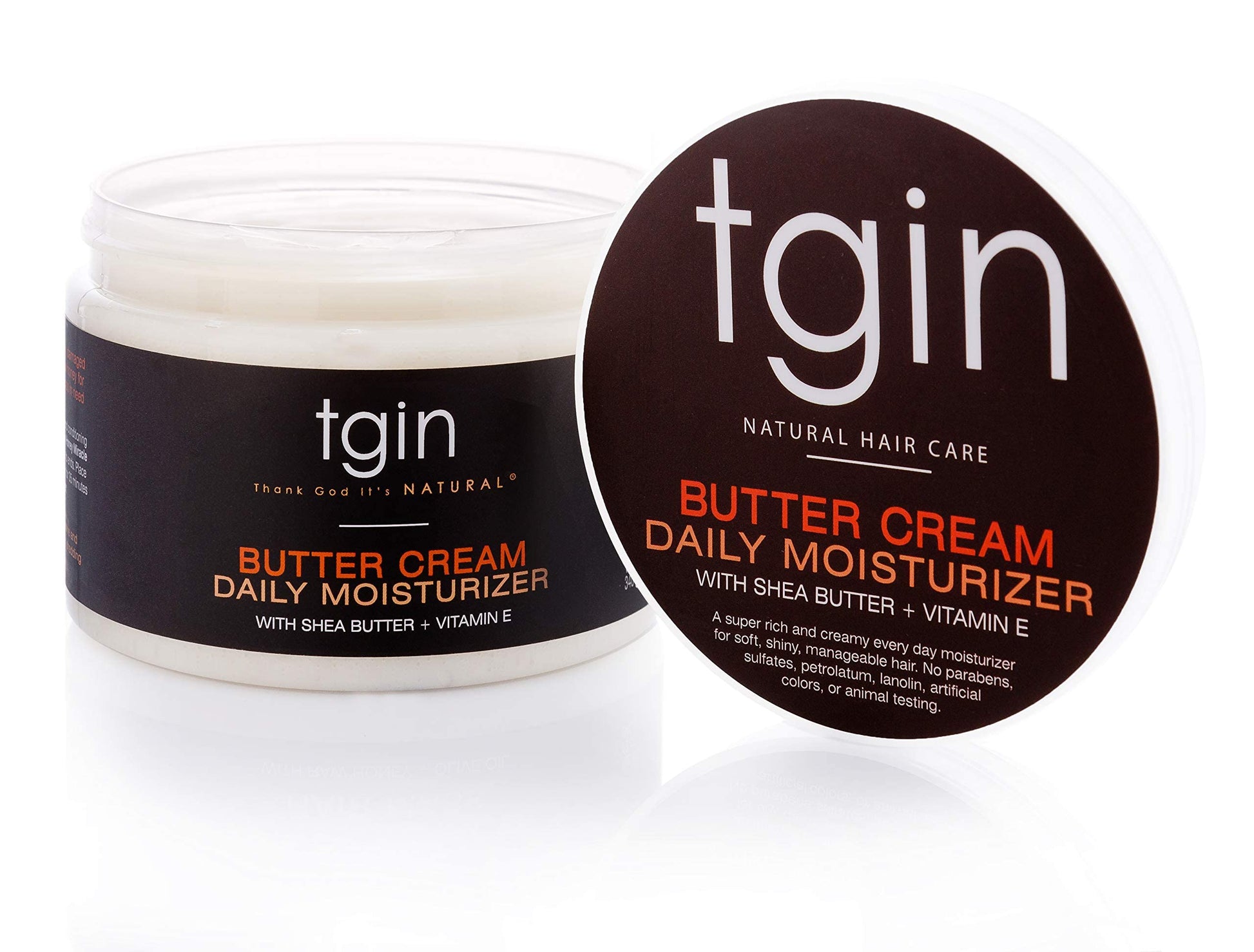 Thank God It's Natural hair cream for type 3B to 4C natural hair frizz control