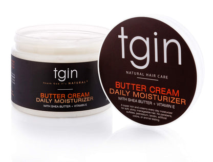Thank God It's Natural hair cream for type 3B to 4C natural hair frizz control