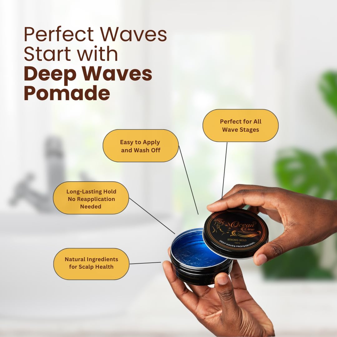 Authentic USA imported grooming product for defining deep wave patterns