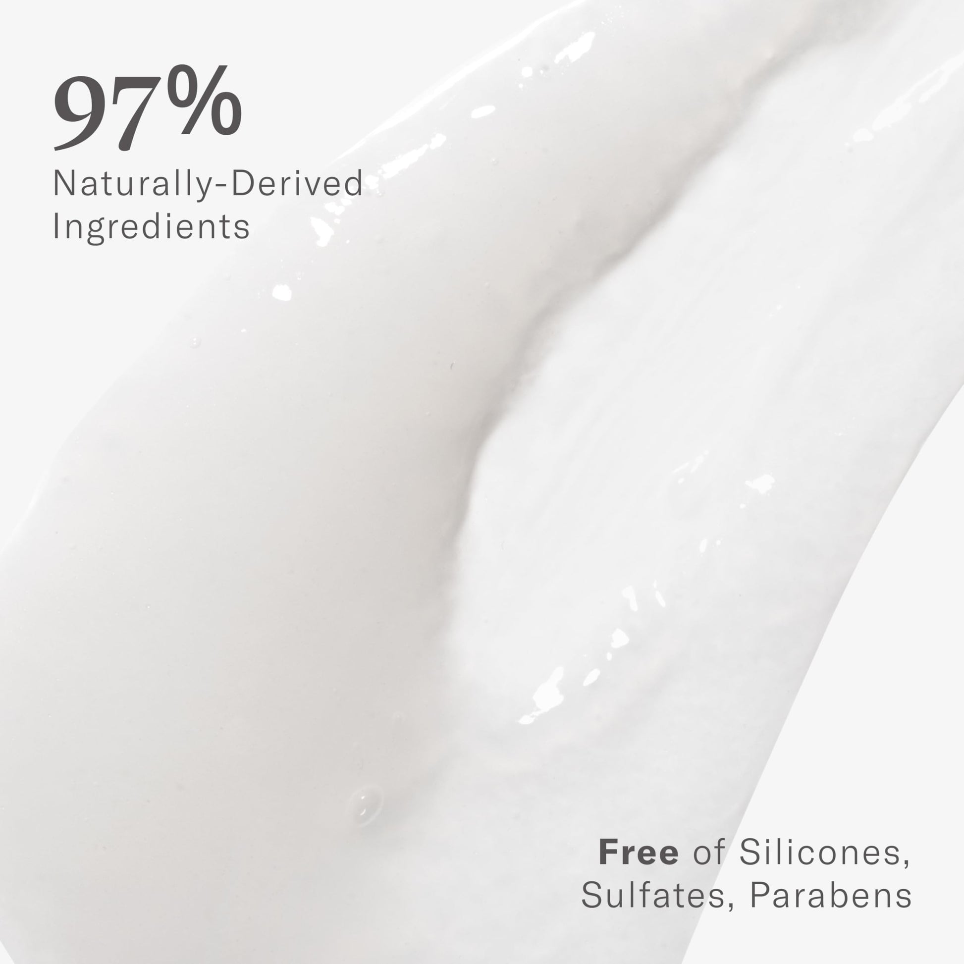 Back label of Rizos Curls hair care jar displaying directions for use and complete clean ingredient list