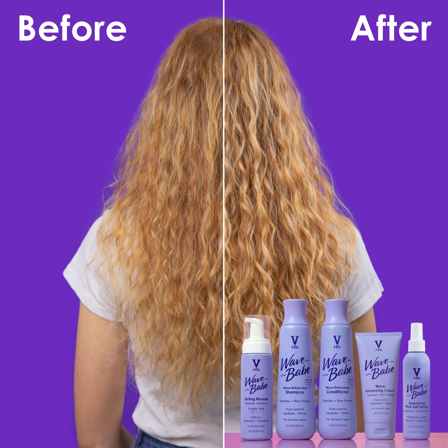 Authentic V And Co Beauty wavy hair styling cream from USA