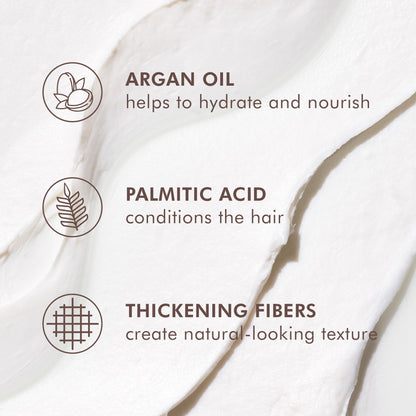 Premium fiber rich hair sculpting cream for semi matte finish