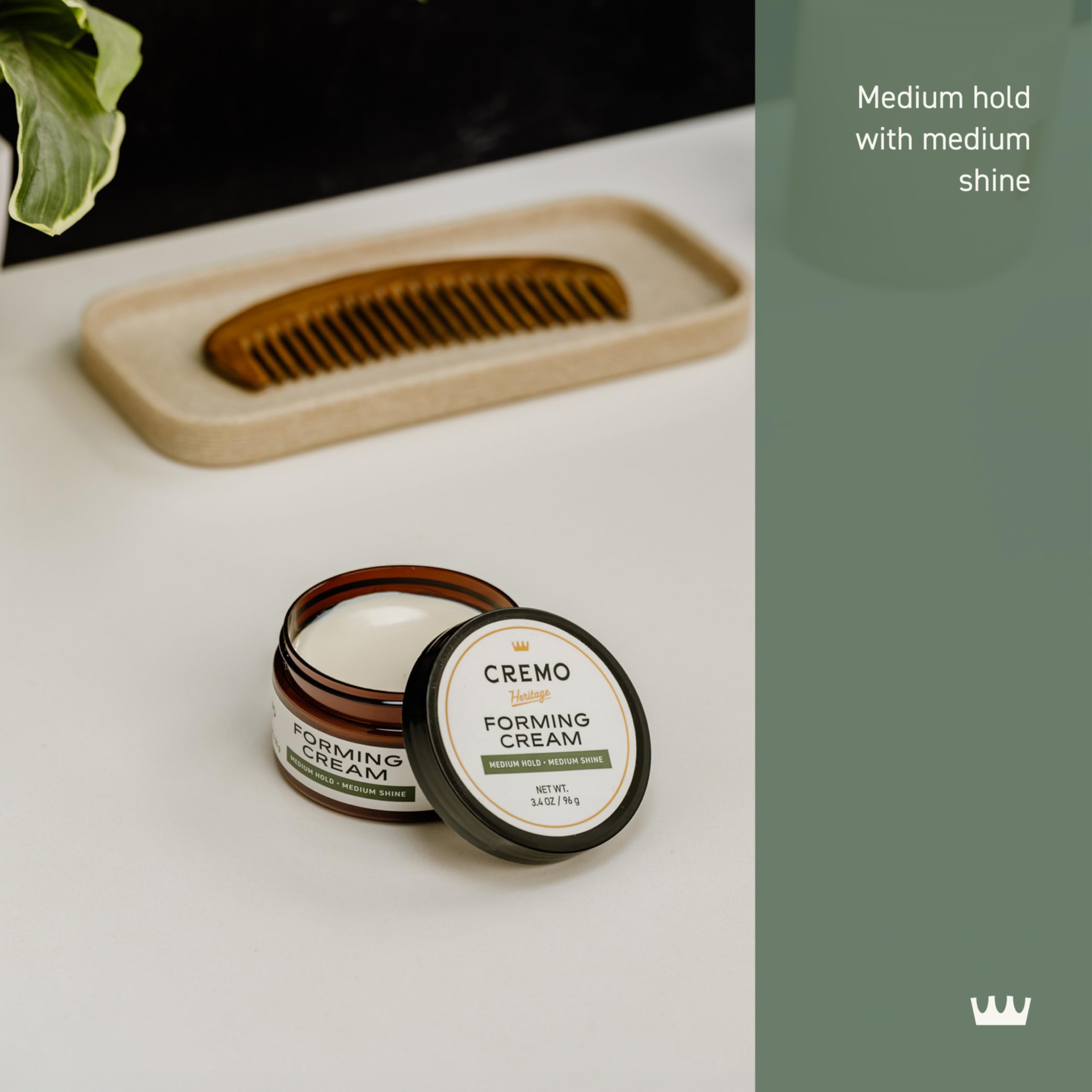 Cremo barber grade hair product close up of the tube opening showing cream texture