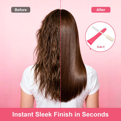 Sleek finish hair styling stick for baby hairs and slick back hairstyles