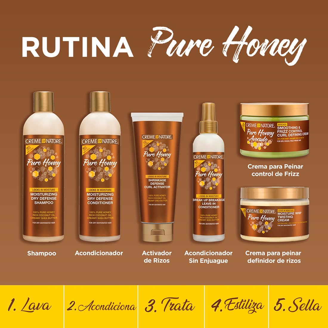 Sulfate free curl defining cream showing back label instructions and ingredients