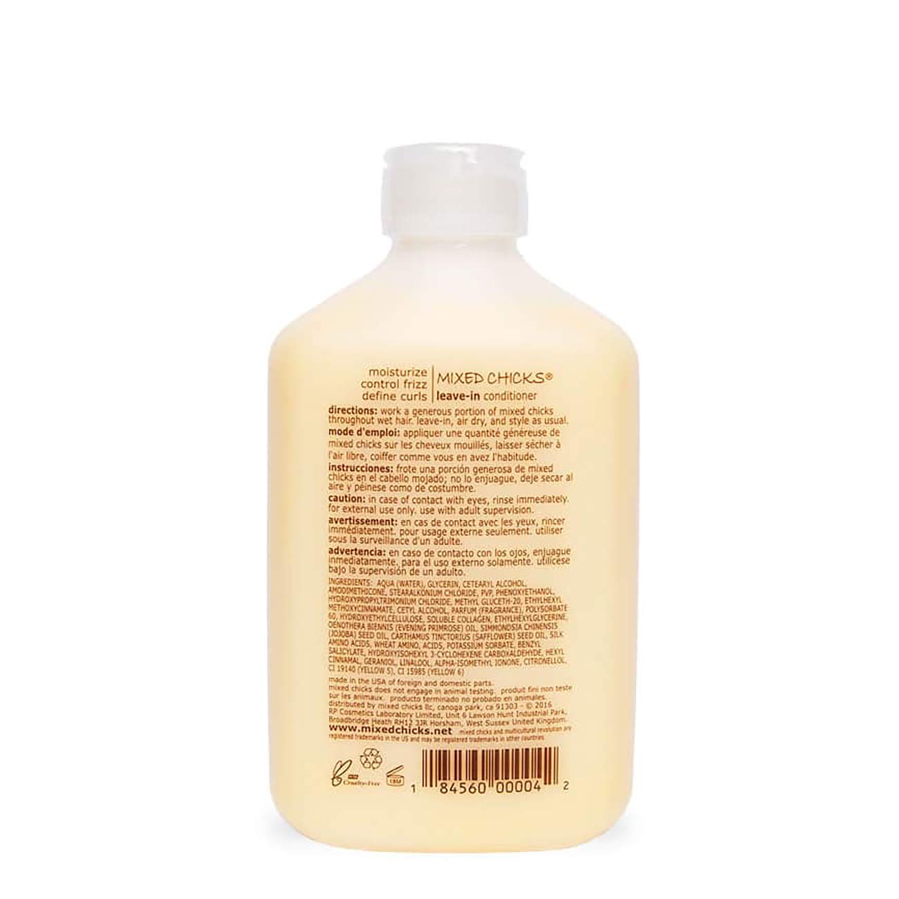 Mixed Chicks Frizz Eliminating Leave In Conditioner ten fluid ounces packaging