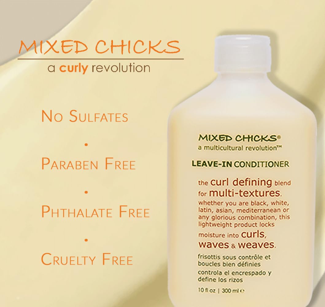 Mixed Chicks authentic USA imported leave in conditioner close up