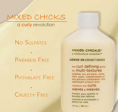Mixed Chicks authentic USA imported leave in conditioner close up