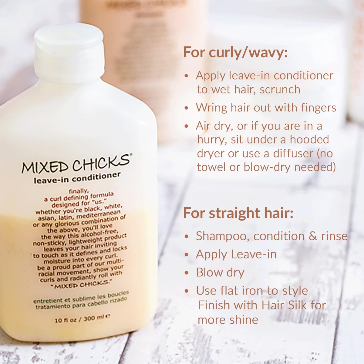 Mixed Chicks multicultural revolution leave in conditioner bottle texture