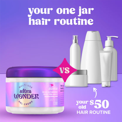 Aussie 24 hour humidity protection curl styling product cream