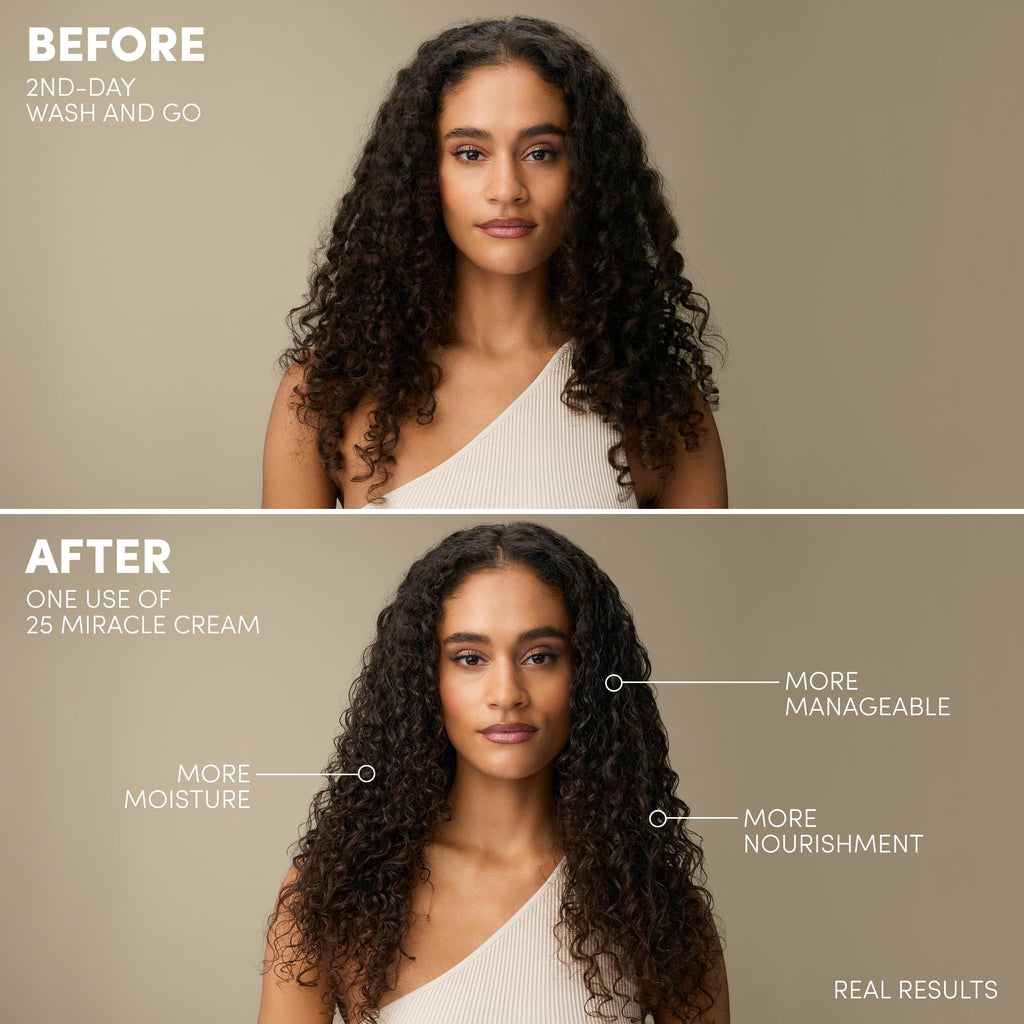 Mizani hydrating curl cream with coconut oil back label ingredients list