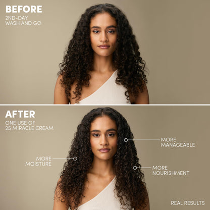 Mizani hydrating curl cream with coconut oil back label ingredients list