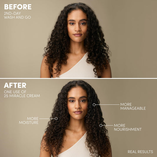 Mizani hydrating curl cream with coconut oil back label ingredients list