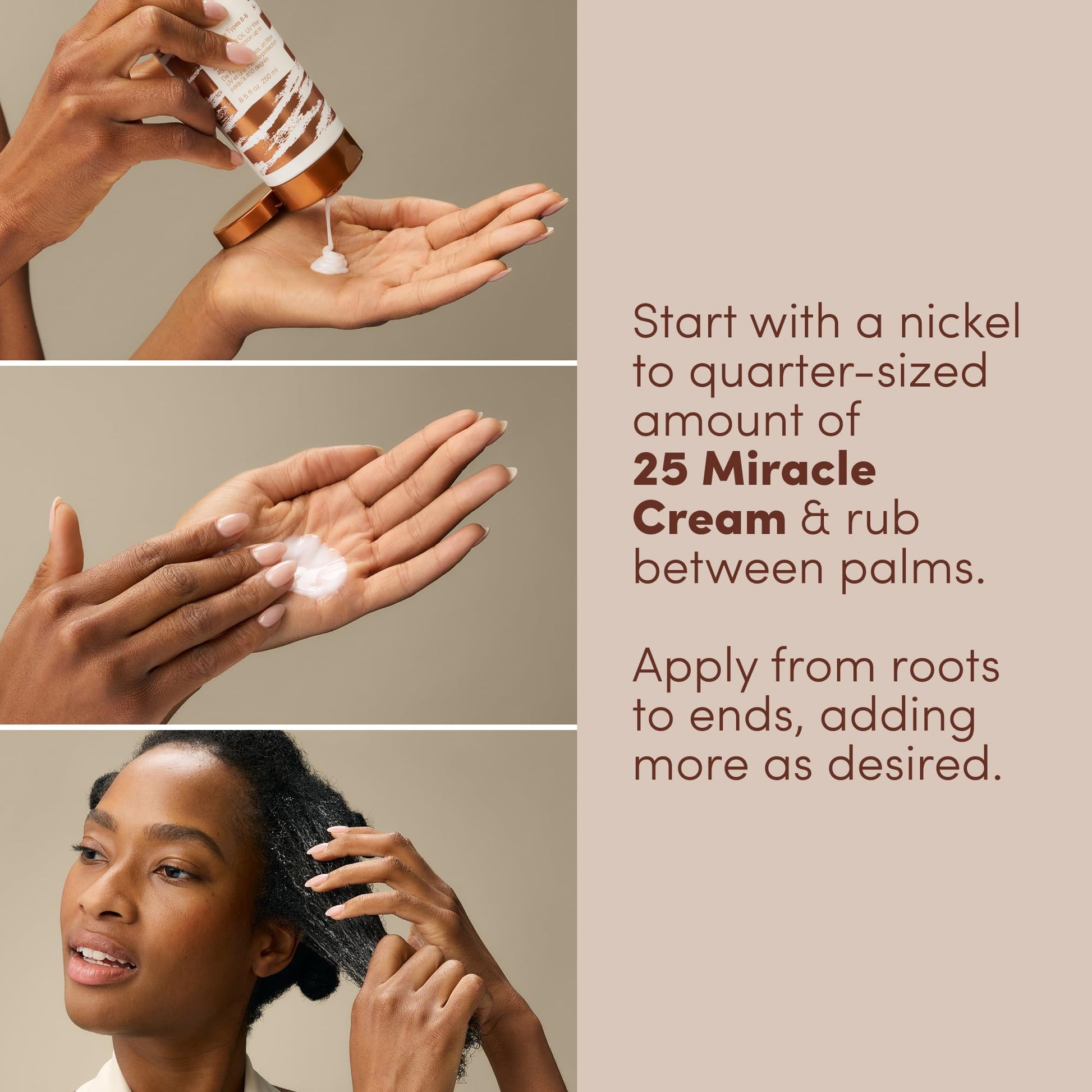 Mizani 25 miracle cream multi benefit styling cream for texture hair