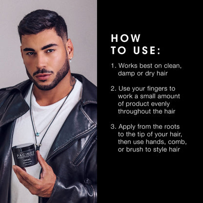 Pacinos signature line hair cream top lid view
