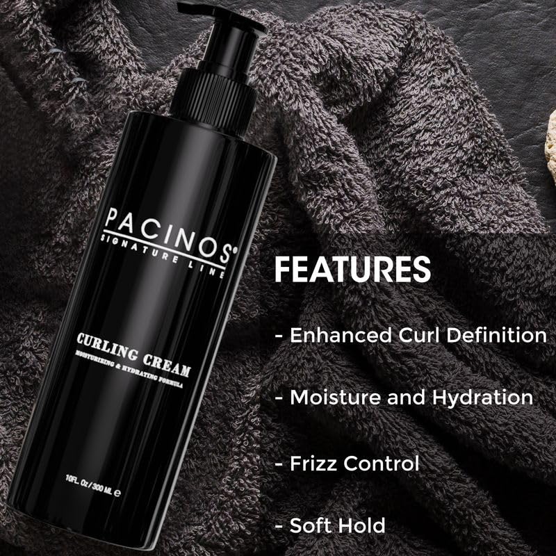 Pacinos premium hair cream for defining curls and adding shine