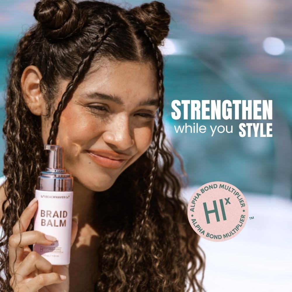 The Beachwaver Co frizz taming primer foam dispensing lightweight styling product