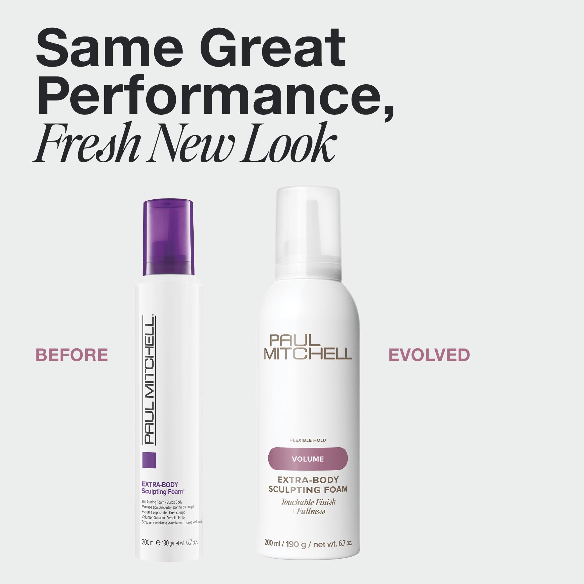 Paul Mitchell hair thickening mousse aerosol container side view