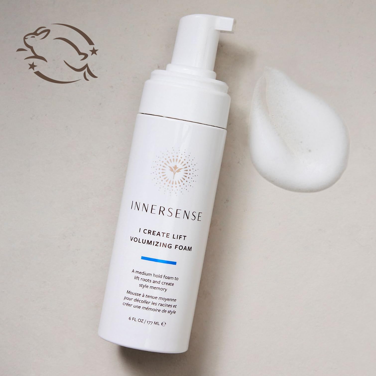 Lightweight non toxic root lifting hair foam for curly hair texturing