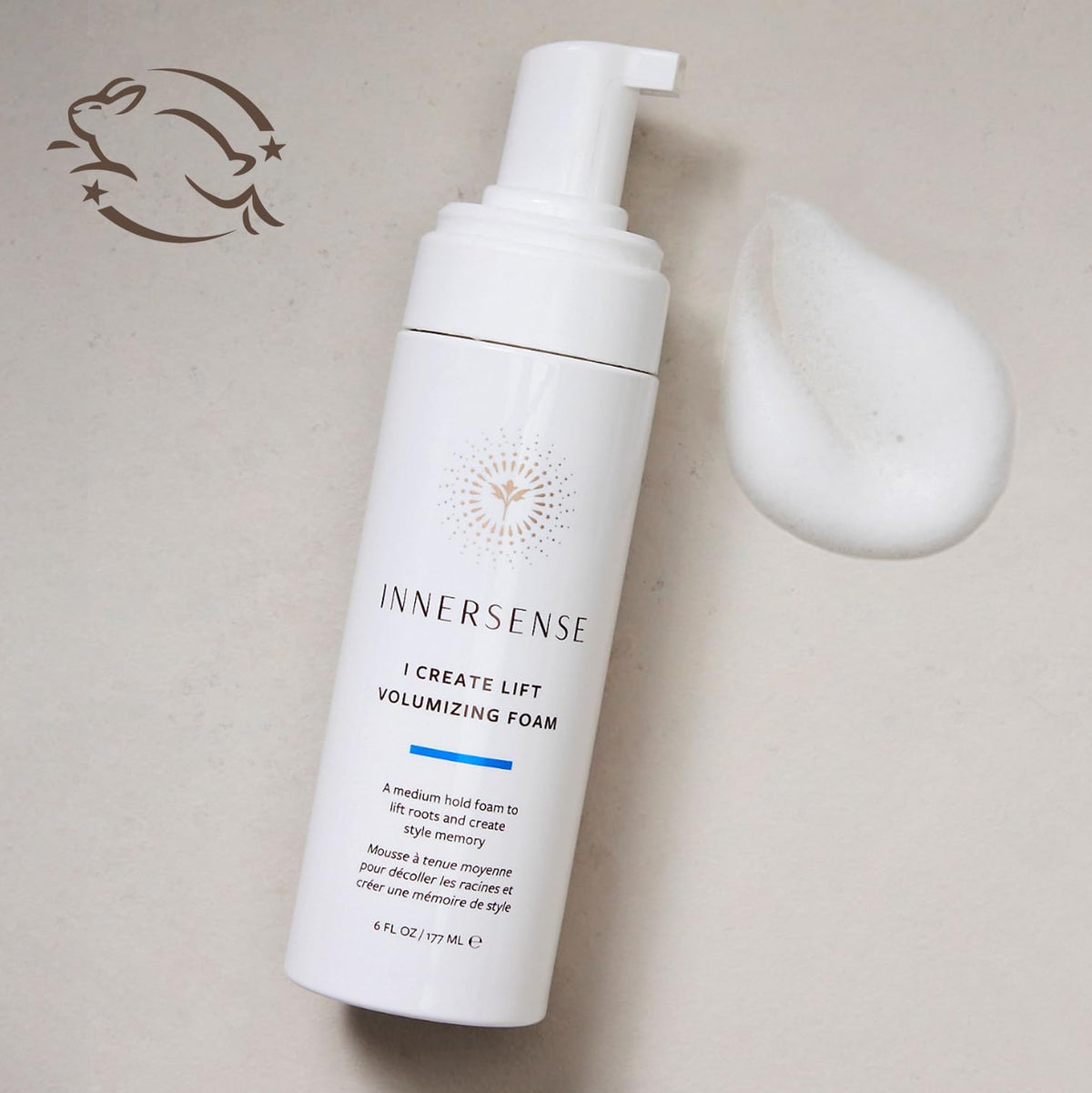 Lightweight non toxic root lifting hair foam for curly hair texturing