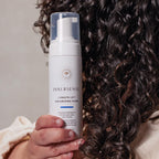Natural orange blossom scented volumizing hair foam for fine hair textures