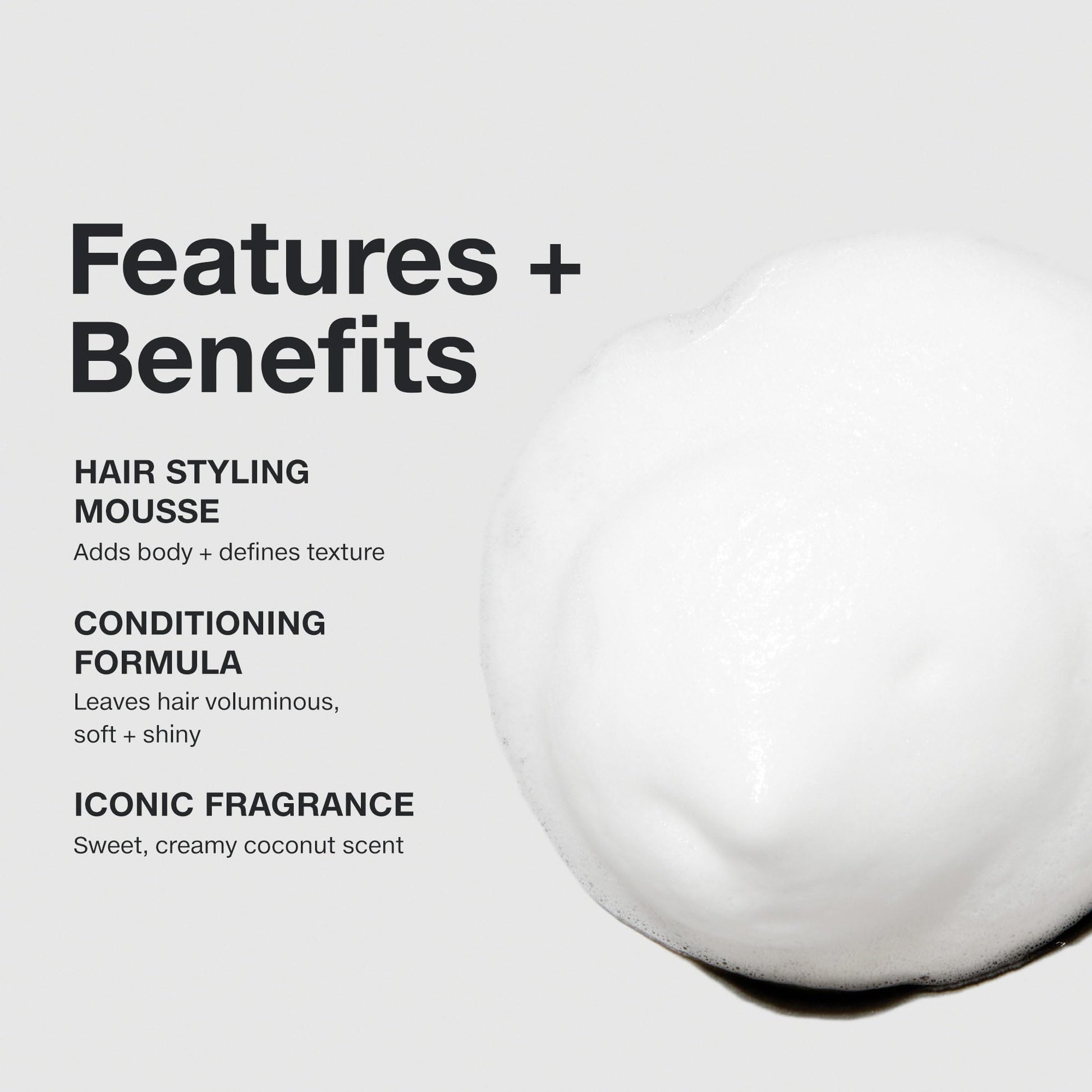 Paul Mitchell paraben free vegan sculpting foam details