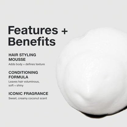 Paul Mitchell paraben free vegan sculpting foam details