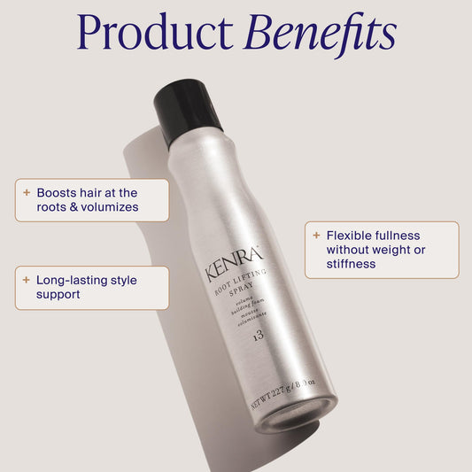 Kenra volumizing foam level thirteen spray nozzle close up for precise root application