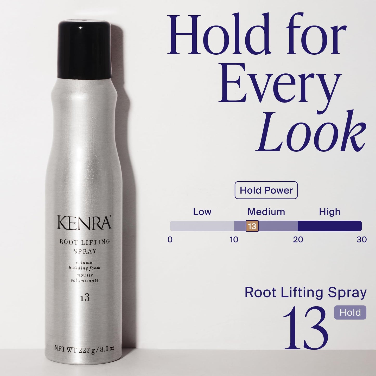 Authentic USA imported Kenra hair mousse product packaging showing directions and ingredients