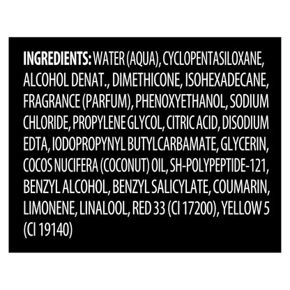 Professional hair care bottle for curly hair styling