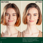 Back label of Aveda Phomollient showing directions for fine hair types