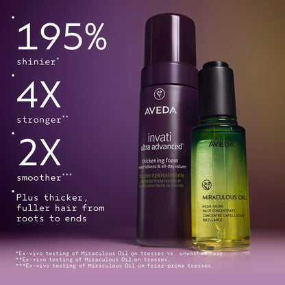 Aveda anti hair loss system step four thickening styling foam