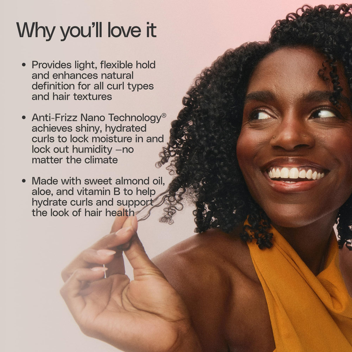 Silicon free and sulfate free volumizing foam bottle side profile